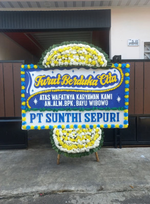 Papan Bunga Duka di Sudimara Timur