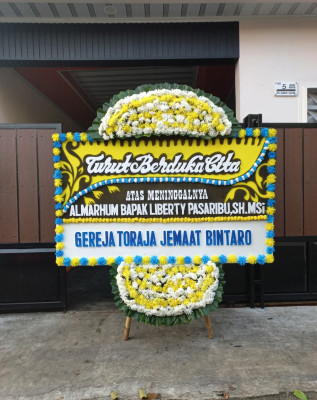 Papan Bunga Duka di Sudimara Timur